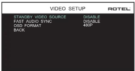 ROTEL RSP1576 MKII - Video Setup - 1