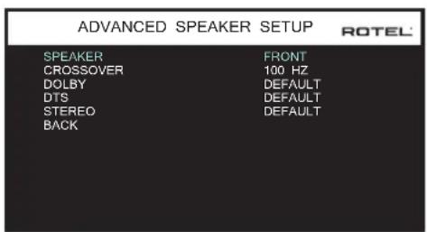 ROTEL RSP1576 MKII - Geavanceerde luidsprekerconfiguraties - 1