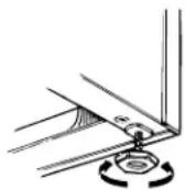 WHIRLPOOL EV181FZTQ - Adjust the Door - 1
