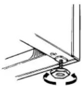 WHIRLPOOL EV188NYWS - Ajustement de porte - 1