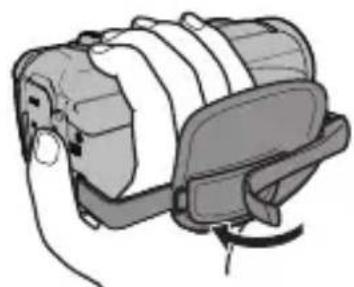 JVC Everio GZR30 - Grip Belt Adjustment - 2