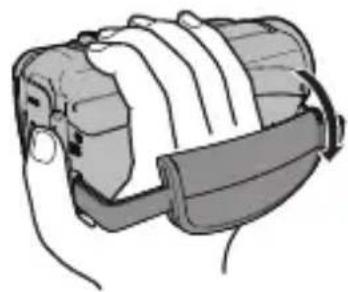 JVC Everio GZR30 - Ajustement de la dragonne - 3