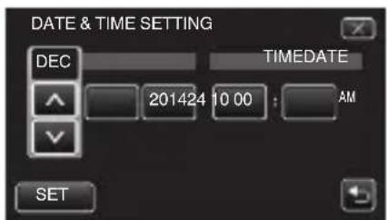 JVC Everio GZR30 - Date and Time Setting - 2
