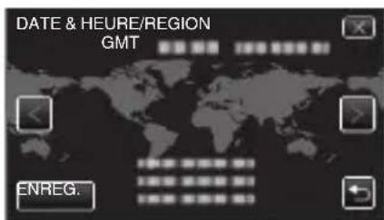 JVC Everio GZR30 - Réglage de la date et l'heure - 3