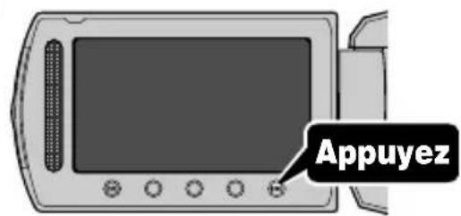 JVC Everio GZHM340 - Affichez le menu. - 1