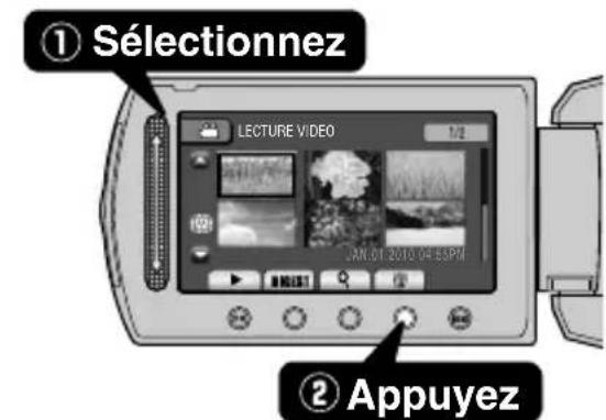 JVC Everio GZHM340 - Pour supprimer des fichiers inutiles - 1
