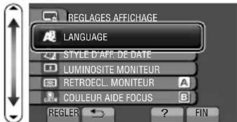 JVC Everio GZHM340 - Pour modifier la langue d'affichage - 3