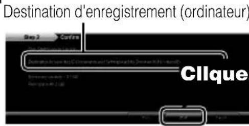 JVC Everio GZHM340 - Sélectionnez "SAUVEGARDER" et appuyez sur - 3