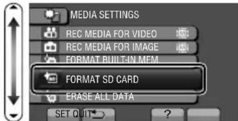 JVC Everio GZHM340 - To use SD cards that have been used on other devices - 1