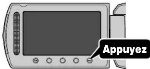 JVC Everio GZHM340 - Pour modifier la langue d'affichage - 1