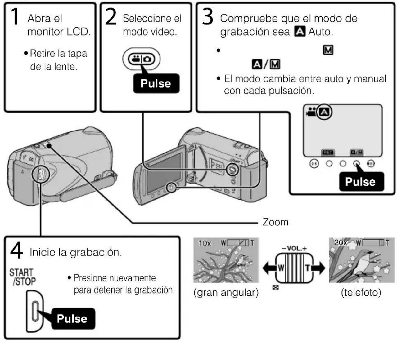 JVC Everio GZHM340 - Para combustir el idioma de visualización - 2
