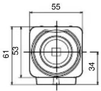 JVC TKC9510E - Boceto dimensional (Unidad: mm) - 2