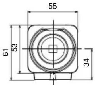 JVC TKC9510E - Contorno dimensionale (Unità: mm) - 2