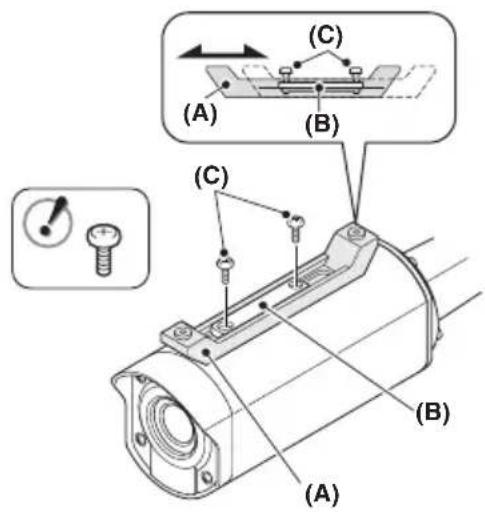 SANYO VCCXZ600 - B Installing the sunshade - 1