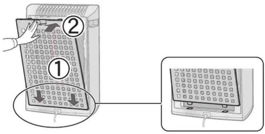 SHARP FPA40UWRB - Replace the Back Panel to the main unit. - 1