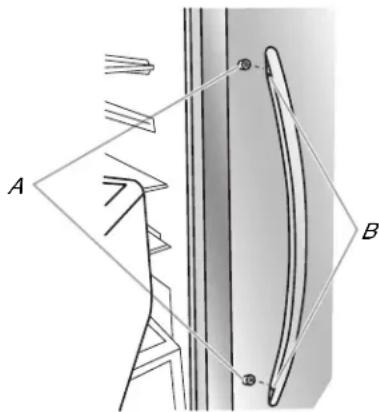 WHIRLPOOL GSF26C4EXB - To Install the Handles: - 1