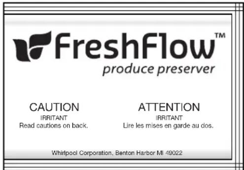 WHIRLPOOL GSF26C4EXB - ATTENTION : IRRITANT - 2