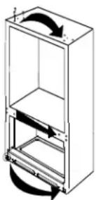 WHIRLPOOL ABR2037FES - Inversion du sens d'ouverture des portes - 1