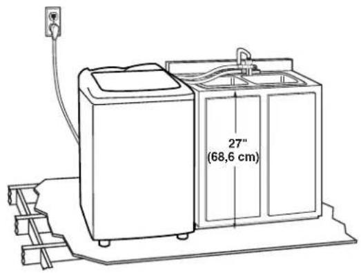 WHIRLPOOL LCE4332PQ - Système de vidange - 1