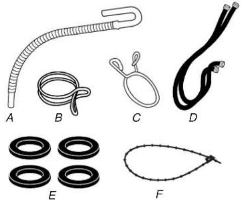 WHIRLPOOL LCE4332PQ - Parts supplied: - 1