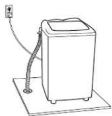 WHIRLPOOL LCE4332PQ - Sistema de desagüe en el piso (ilustración D) - 2