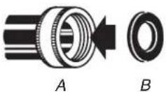 WHIRLPOOL LCE4332PQ - Connect the Inlet Hoses - 1