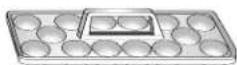 WHIRLPOOL ASD2325KEB - Egg Tray With Handle (style may vary/select models) - 1