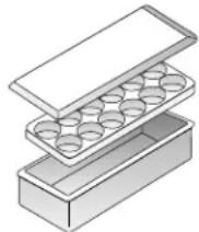 WHIRLPOOL ASD2325KEB - Bac de rangement avec couvercle (certains modèles) - 1