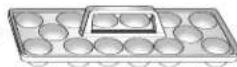 WHIRLPOOL ASD2325KEB - Bandeja con manija para huevos (el estilo puede variar/modelos selectos) - 1