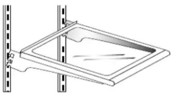 WHIRLPOOL ASD2325KEB - Pour enlever une étagère : - 1