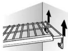 WHIRLPOOL ASD2325KEB - To Remove Clip-Mounted Shelves: - 1