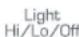 WHIRLPOOL AMV5164BAQ - LIGHT HI/LO/OFF (LUZ ALTA/BAJA/APAGADA) - 1