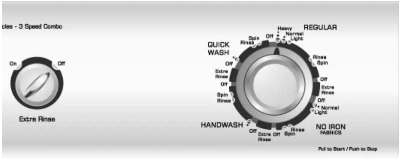 WHIRLPOOL NAV8805EWW - (cycle de lavage rapide) - 1