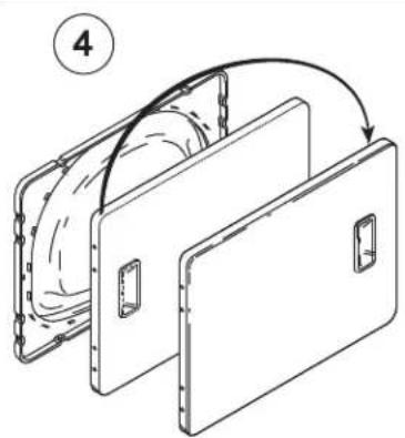 WHIRLPOOL NDE2335AYW - Follow these steps to reverse the door: - 4