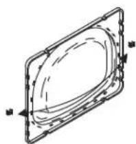 WHIRLPOOL NDE2335AYW - Suivre ces étapes pour inverser le sens d'ouverture de la porte : - 5