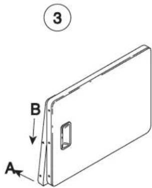 WHIRLPOOL NDE2335AYW - Follow these steps to reverse the door: - 3