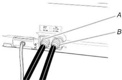 WHIRLPOOL GVW9959KL - Conecte las mangueras de entrada a la lavadora - 1