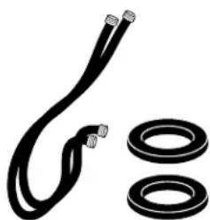 WHIRLPOOL GVW9959KL - Outillage nécessaire pour le raccordement du tuyau de vidange et des tuyaux d'arrivée d'eau - 2