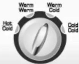 WHIRLPOOL NAV2335AWW - Selección de las temperatas de lavado y enjuague - 3