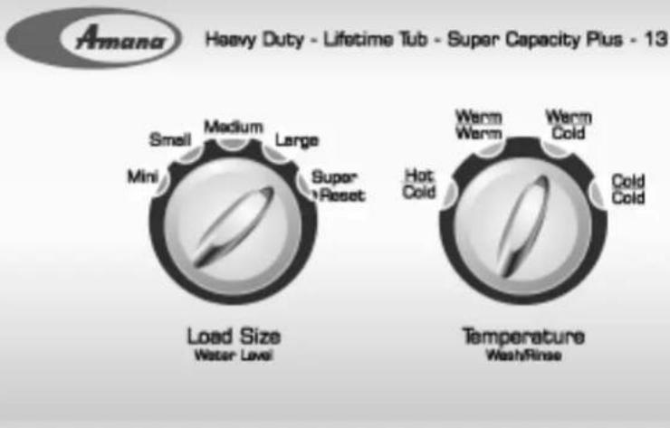 WHIRLPOOL NAV2335AWW - Select Wash/Rinse Temperature - 1