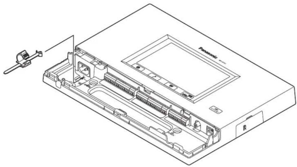 PANASONIC Attune II WXCC411 - ■ Fixation du cordon d'alimentation - 1