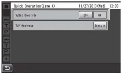 PANASONIC Attune II WXCC411 - V/Det Override - 1