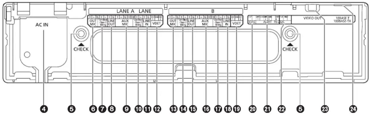 PANASONIC Attune II WXCC411 - ③ Couvercle de bornier - 1
