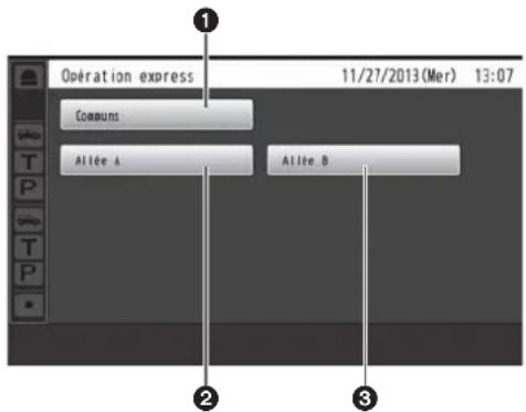 PANASONIC Attune II WXCC411 - ■ Écran Opération express - 1