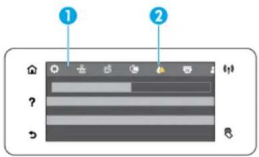 HP PageWide Pro 477dn - πινακας εργαλείων πινακα ελέγχου - 1