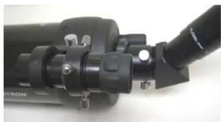 CELESTRON C90 - Come collegare il cannocchiale cercatore raddrizzatore dell'immagine da 8 x 21 - 3