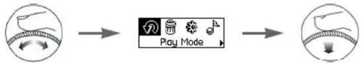 CREATIVE Zen Nano Plus - Utilisation de la molette - 1