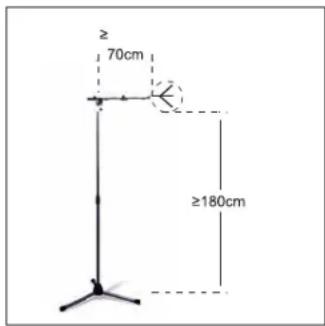 AKG APS4 - Mounting Antennas on Floor Stands - 1