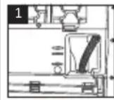 BEKO VH8735GAO - De waterafvoerslang aansluten - 1