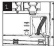BEKO VH8735GAO - Raccord du tuyau de vidange de l'eau - 1